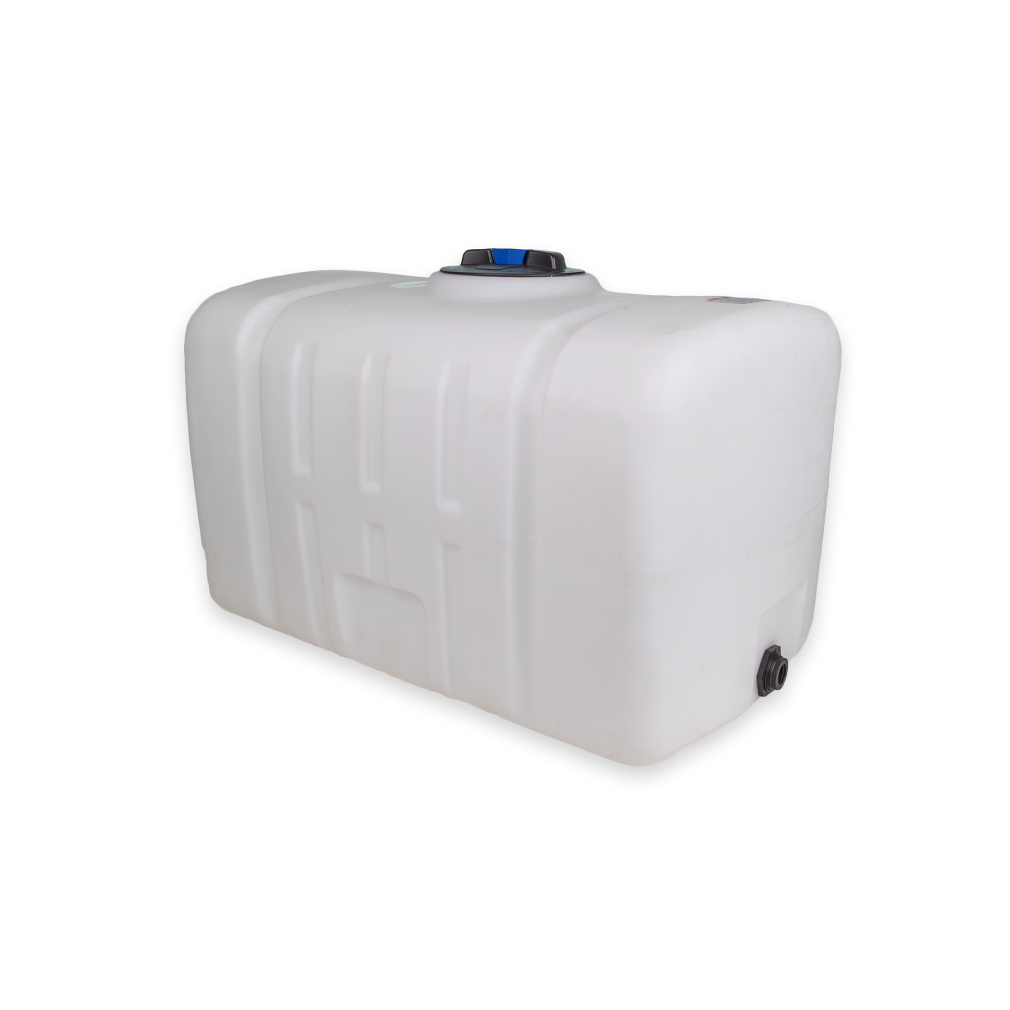 Norwesco, 100 Gallon Flat Bottom Utility Tank, Max. Capacity 100 Gal, Max. PSI 0 Material Polyethylene, Model# 42343-DS